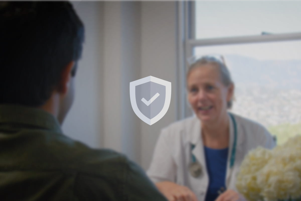 Clinician reviewing patient data on a digital dashboard, illustrating medico-legal considerations in clinical decision-making
