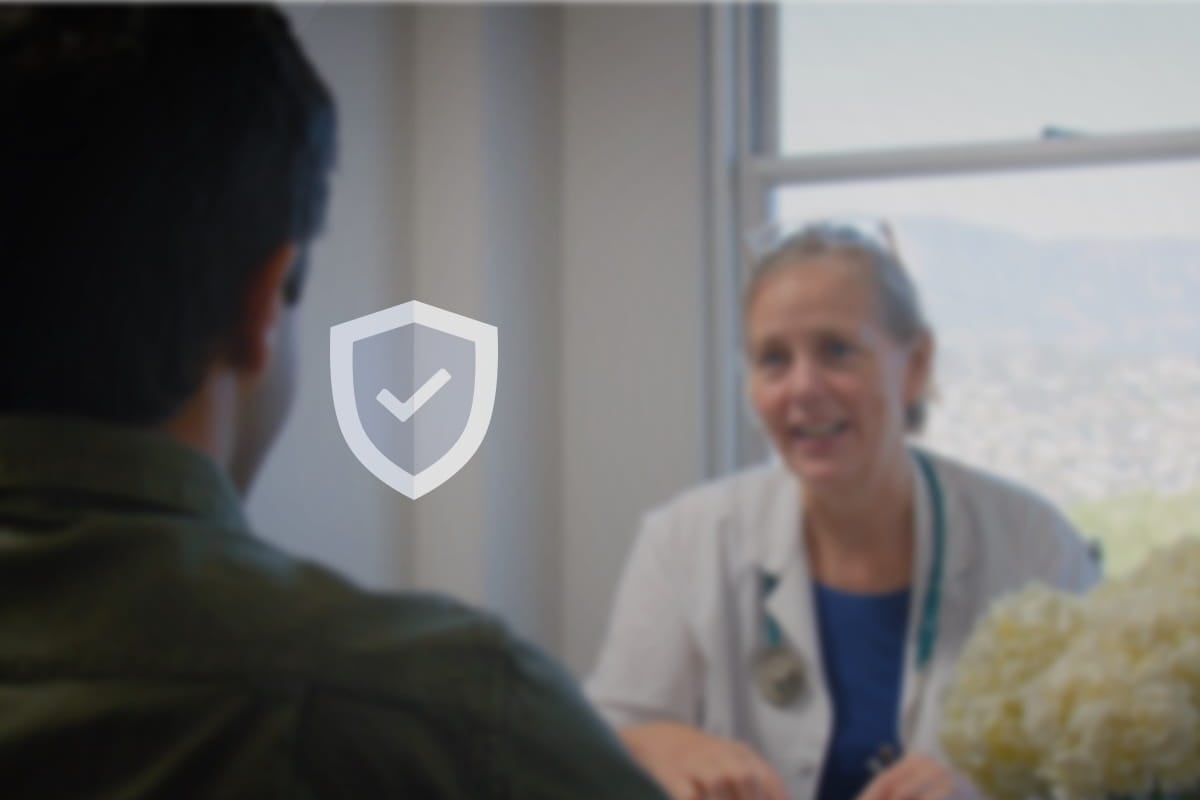 Clinician reviewing patient data on a digital dashboard, illustrating medico-legal considerations in clinical decision-making