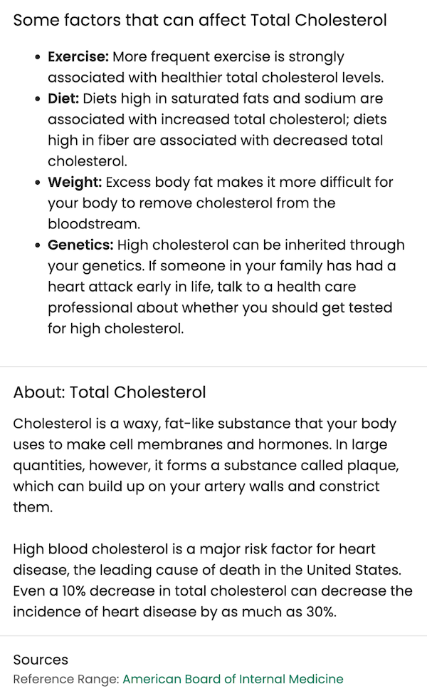 Additional information about biomarkers for patients in Guava