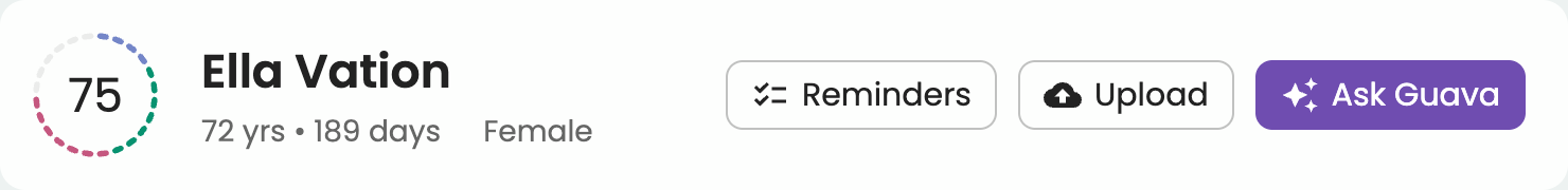 Custom preventative health scores in Guava