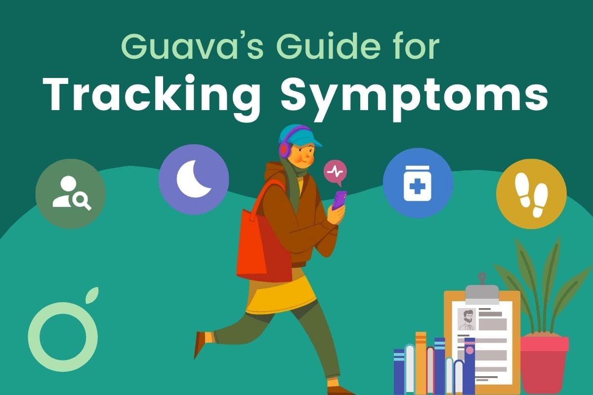 How to log symptoms in the Guava app