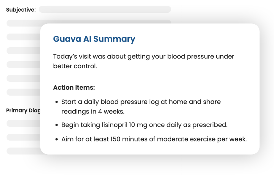 Guava Visit Summary
